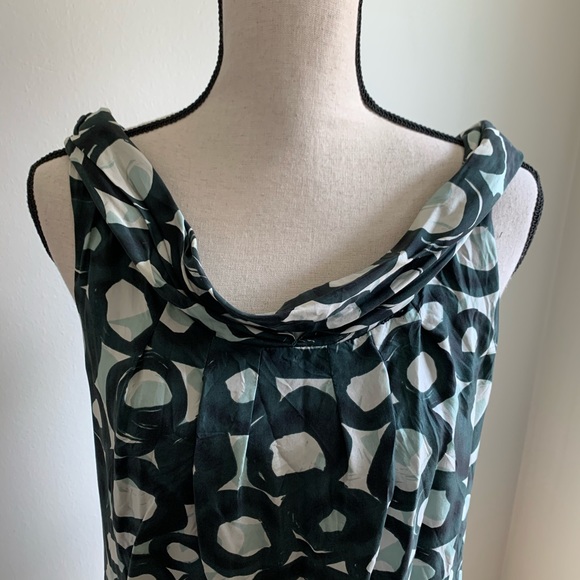 NEW YORK & COMPANY 100 % silk dress - Picture 2 of 8